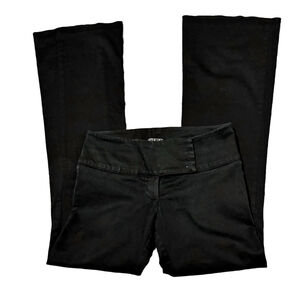 Vintage Low Rise Rampage Black Boot Cut & Flare Pants Juniors 0